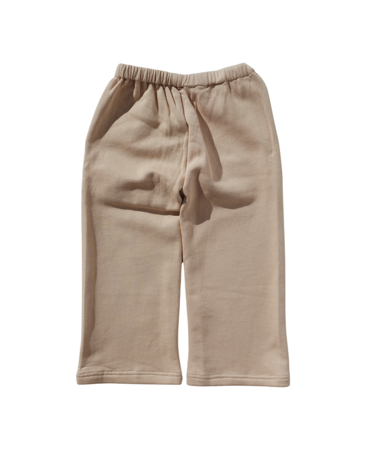 Wide Leg Fleece (Oatmeal Beige)