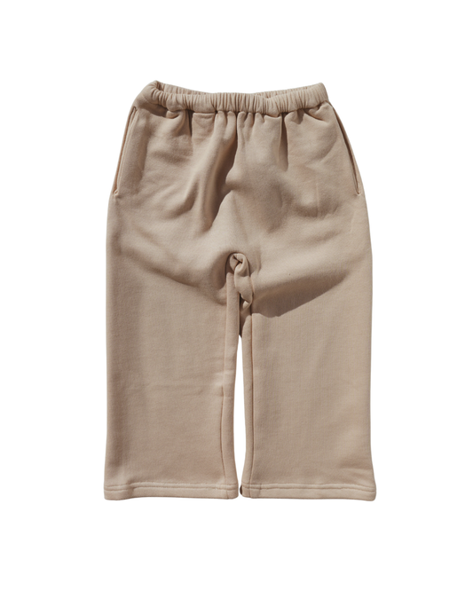Wide Leg Fleece (Oatmeal Beige)