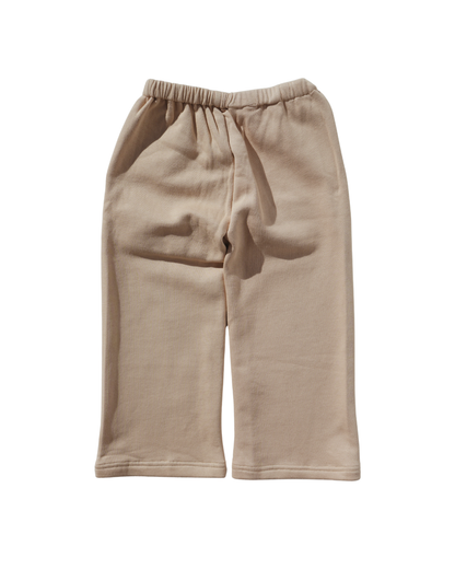 Wide Leg Fleece (Oatmeal Beige)
