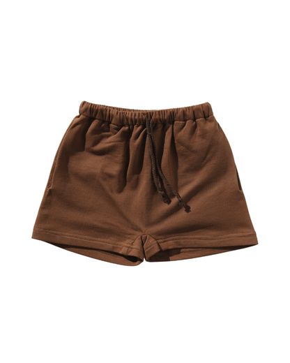 Terry Shorts (Toffee Brown)