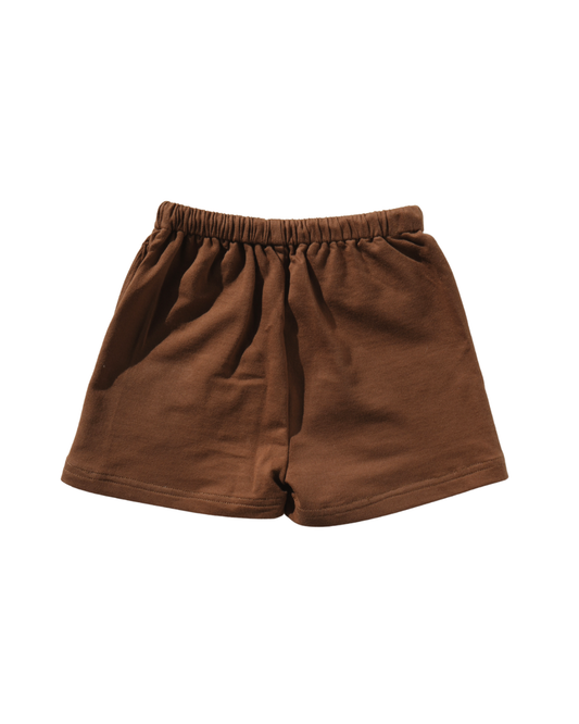 Terry Shorts (Toffee Brown)